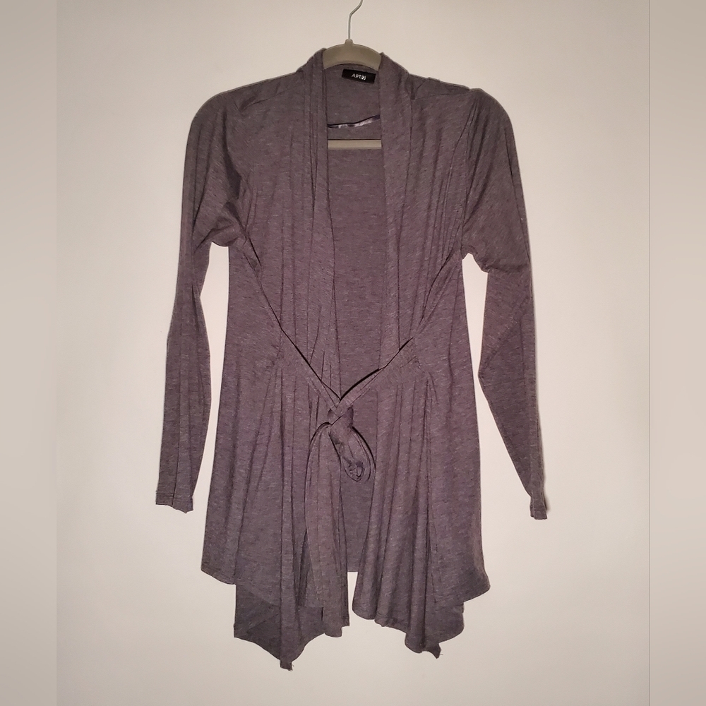 APT. 9 Belted Cardigan- Womens-Size XL-Gray